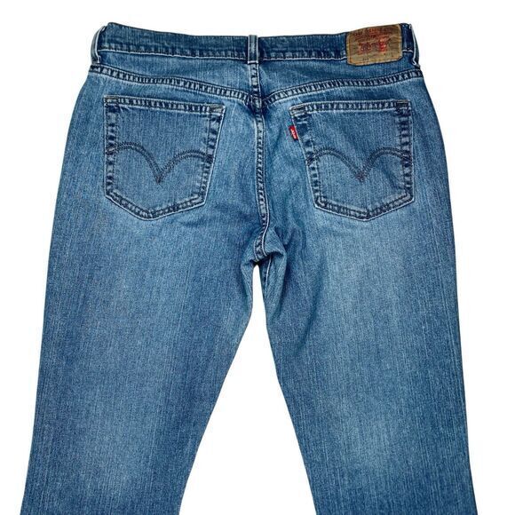 Levi's 515 Jeans Womens 12 Blue Neuveau Boot Cut Stretchy Western Cowgirl Denim - Picture 6 of 14